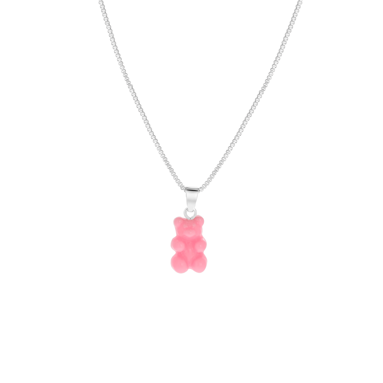 Bijoux zilverkleurige ketting met hanger voor dames
