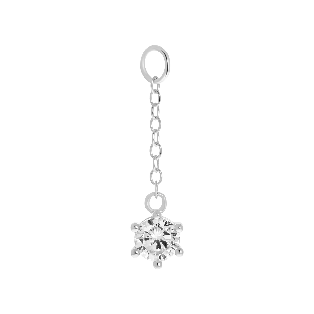 Ohrringanhänger, 925 Silber, Zirkonia, Mix & Match