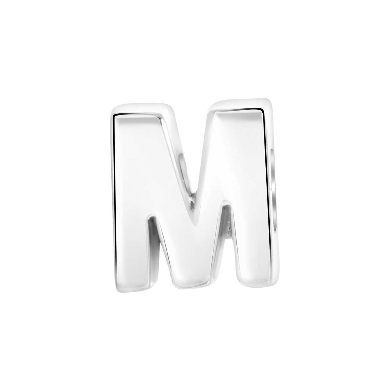 Gerecycled stalen charm letter