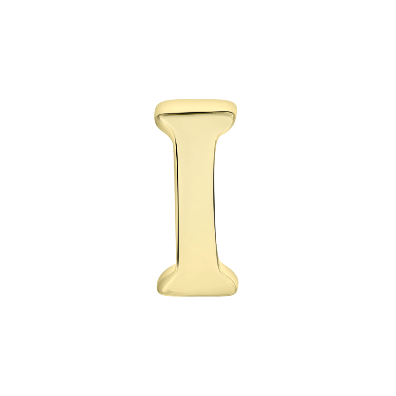 Stainless steel goldplated letterhanger voor dames