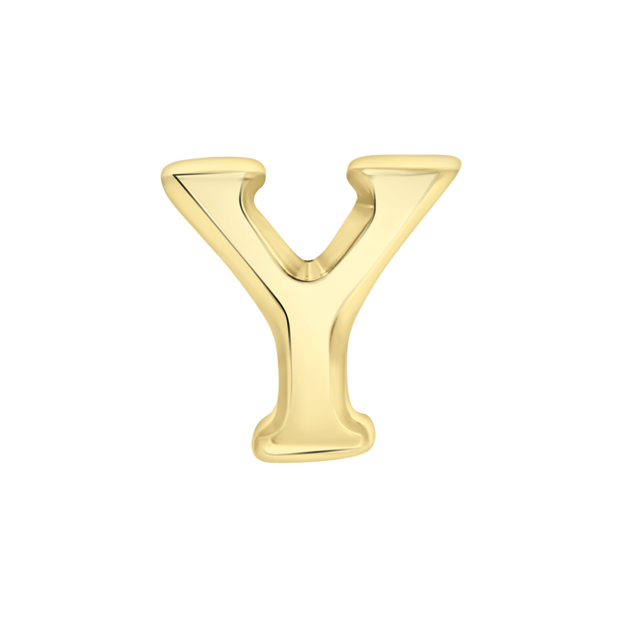 Stainless steel goldplated letterhanger voor dames