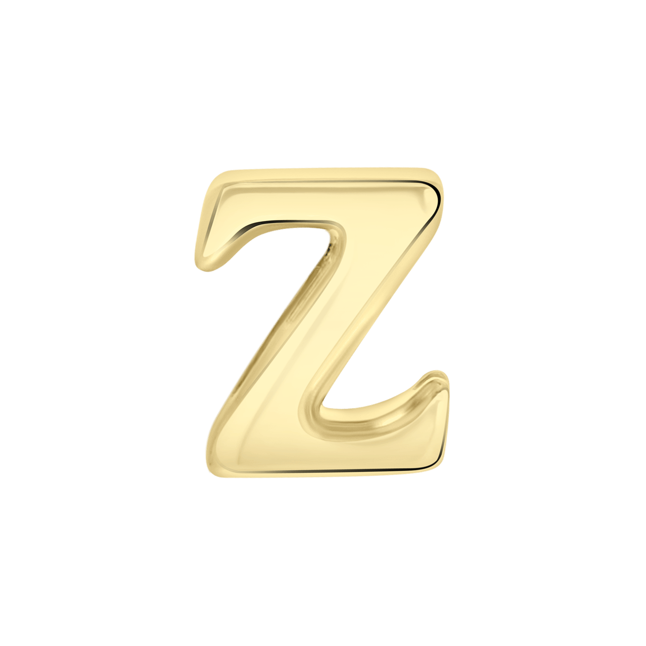 Stainless steel goldplated letterhanger voor dames
