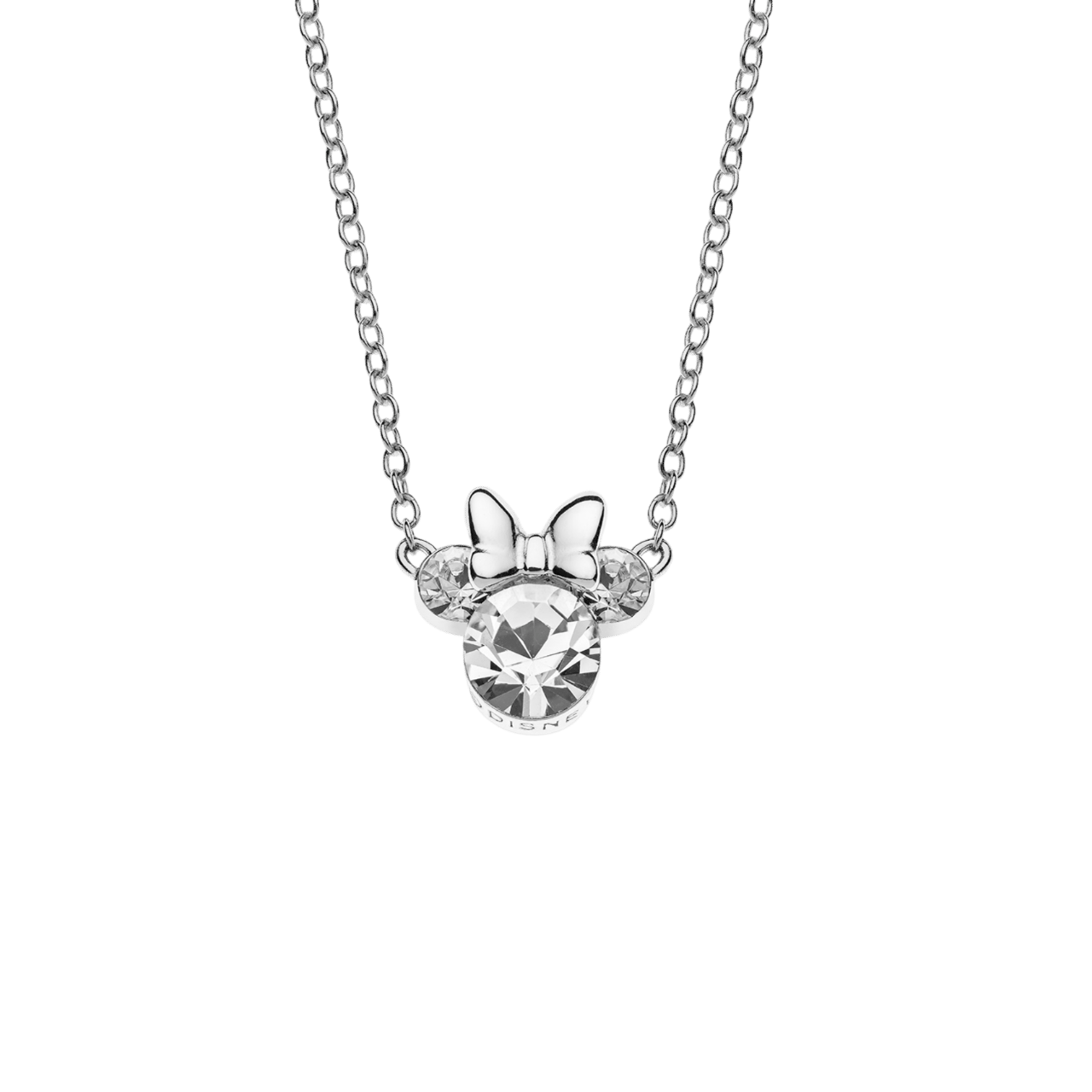 Zilveren Disney ketting geboortesteen
