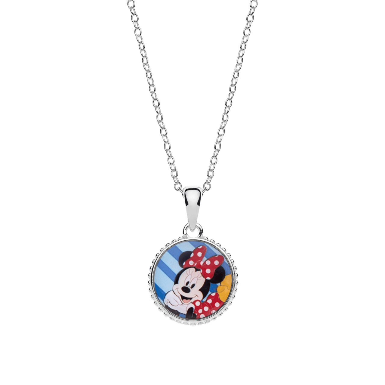 Zilveren Disney Minnie Mouse ketting