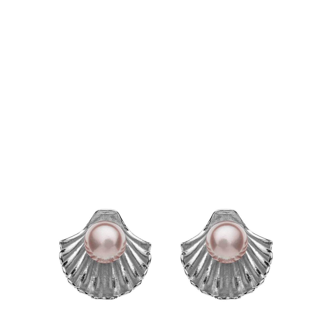 Disney Arielle die Meerjungfrau Ohrringe, 925 Silber, Perle