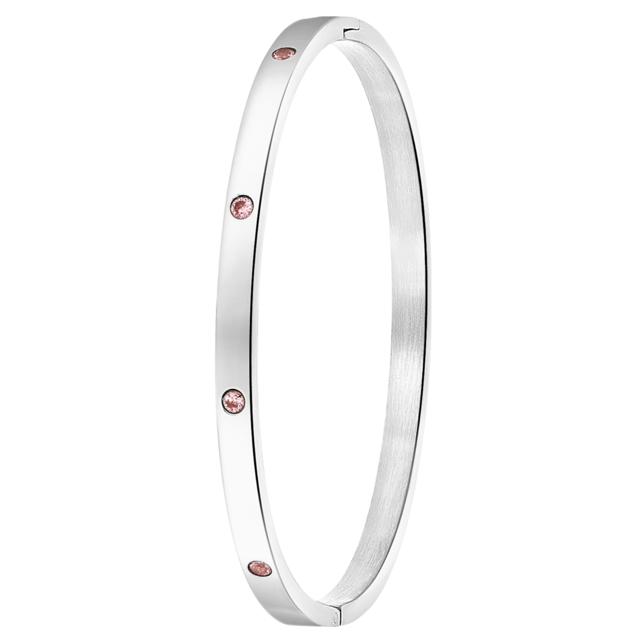 Stalen armband bangle geboortestenen