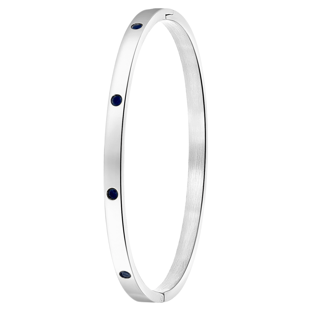 Stalen armband bangle geboortestenen