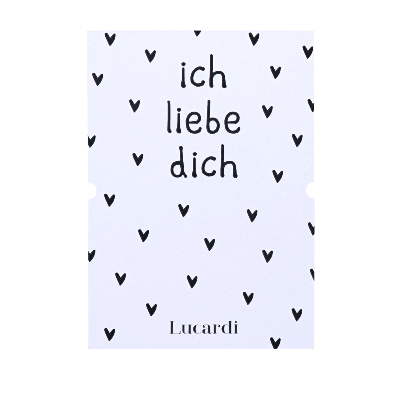 Karte ICH LIEBE DICH mit Umschlag für ein Armband