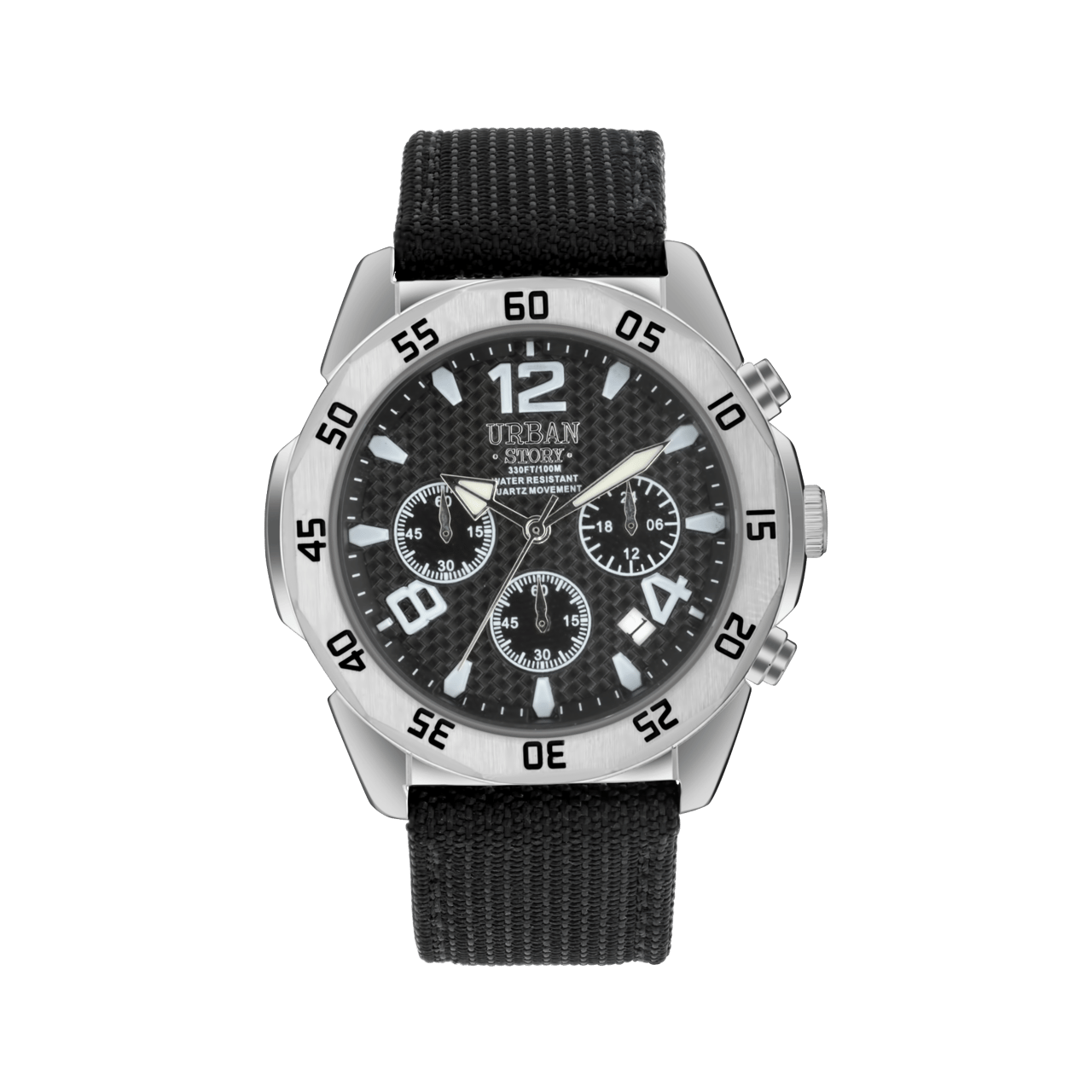 Urban Story Chronograf-Armbanduhr mit Textilarmband