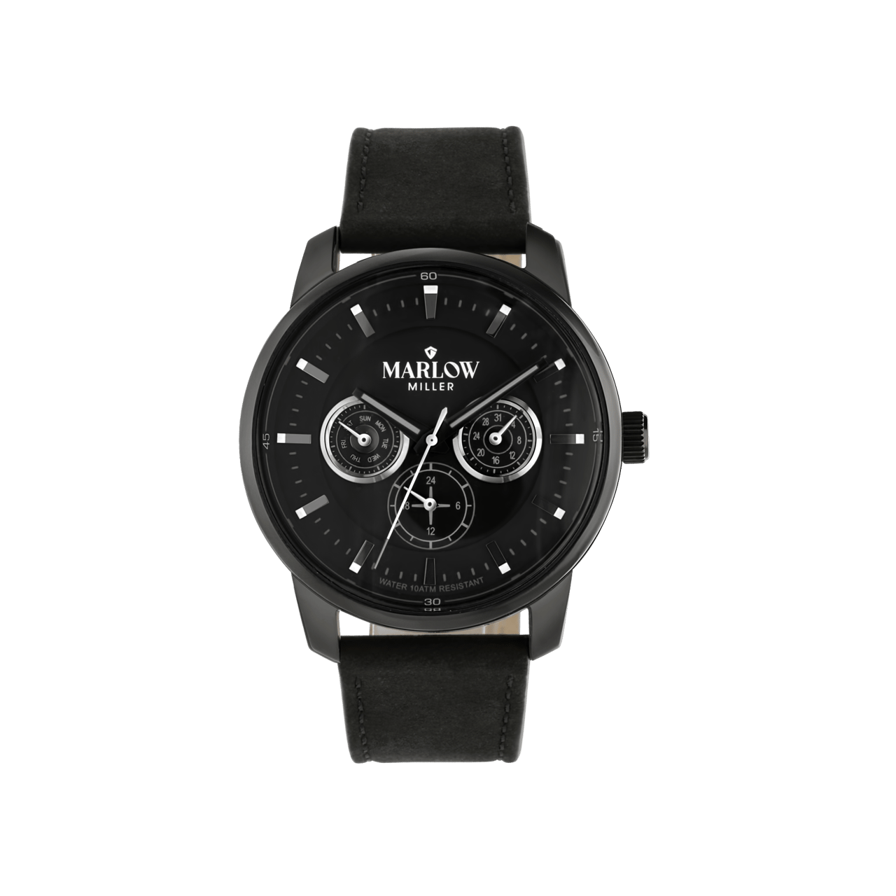 Marlow Miller chronograaf horloge met leren band