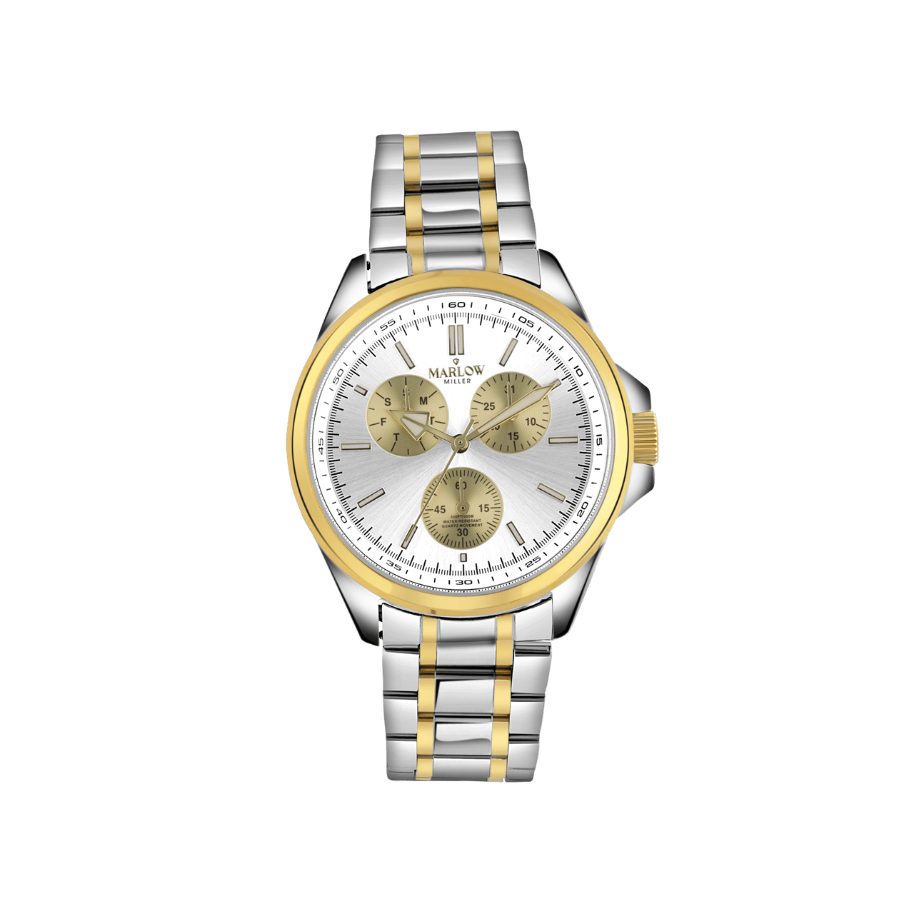 Marlow Miller chronograaf horloge met stainless steel band