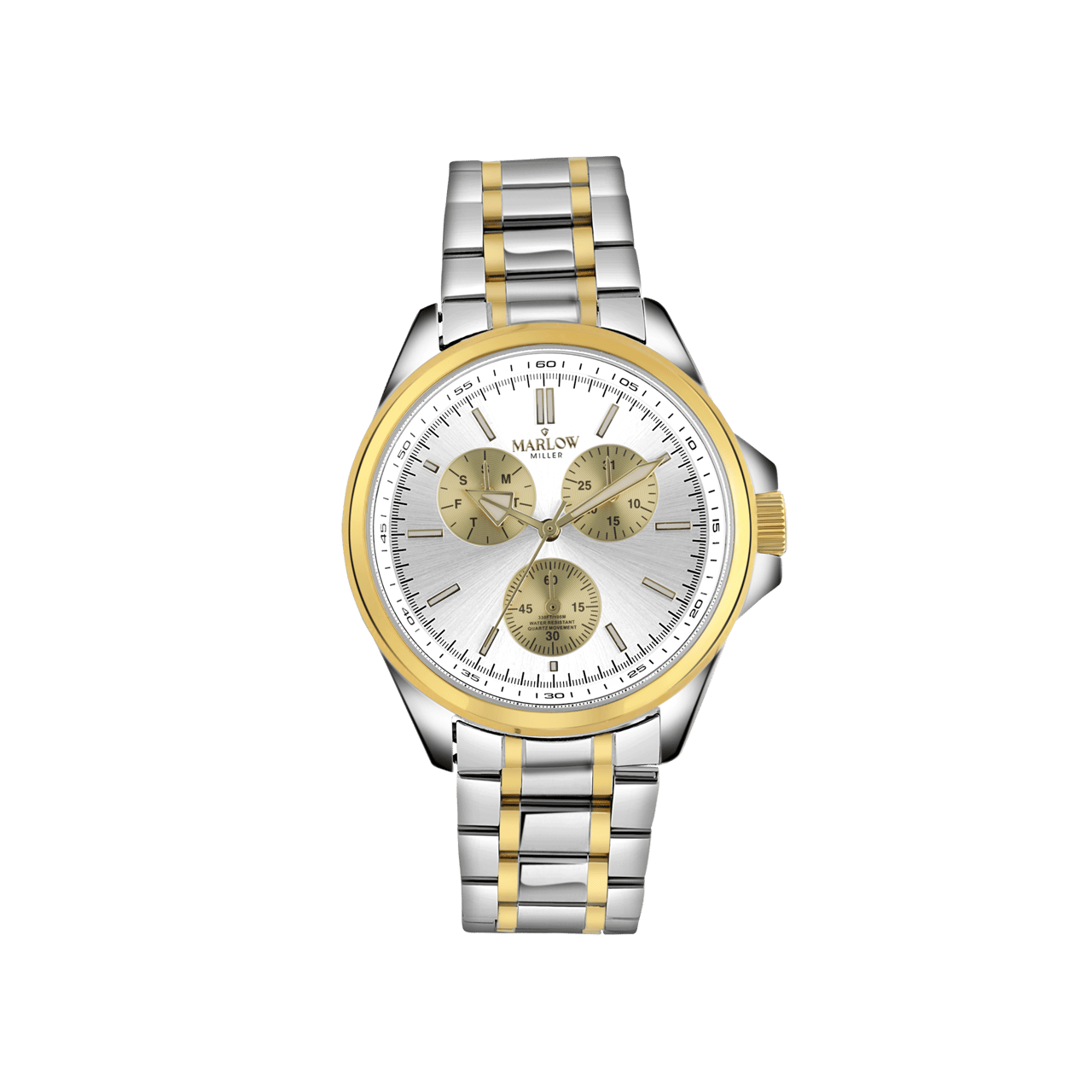 Marlow Miller chronograaf horloge met stalen band
