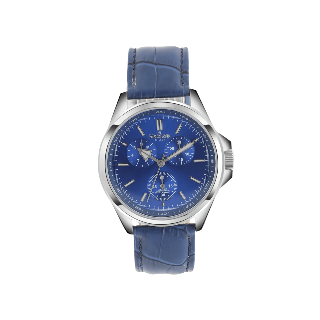 Marlow Miller Chronograf Armbanduhr mit Lederarmband