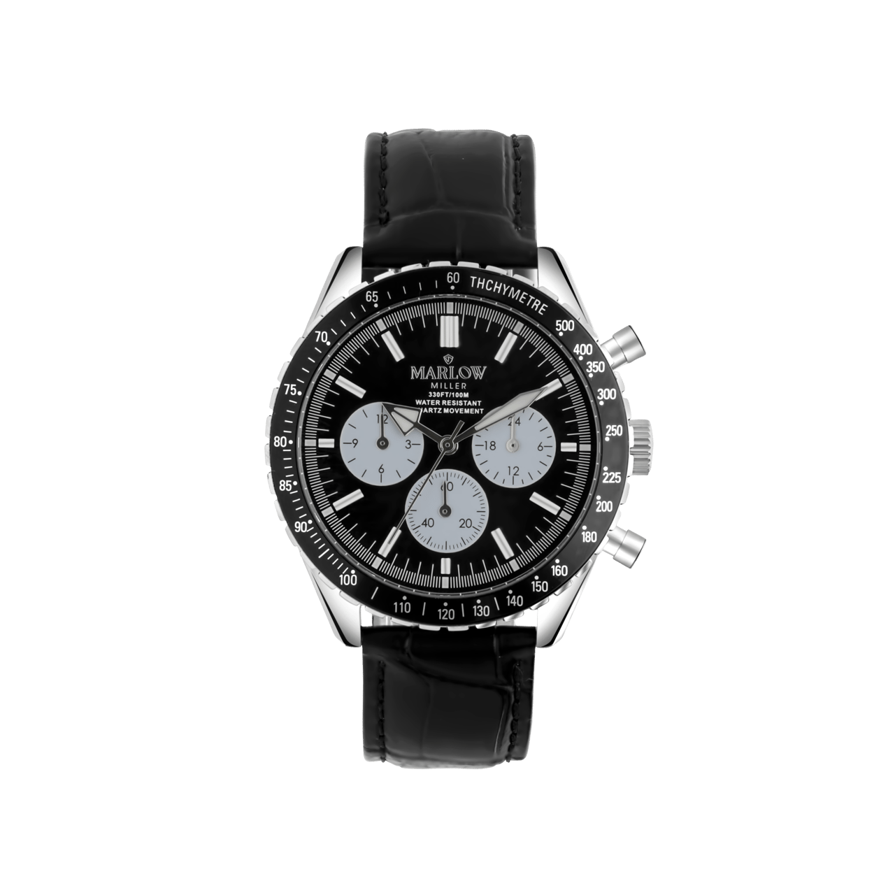 Marlow Miller chronograaf horloge met leren band