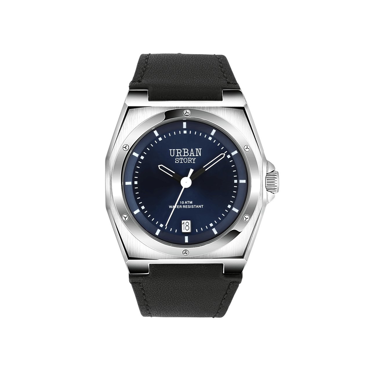 Urban Story Armbanduhr mit Lederband