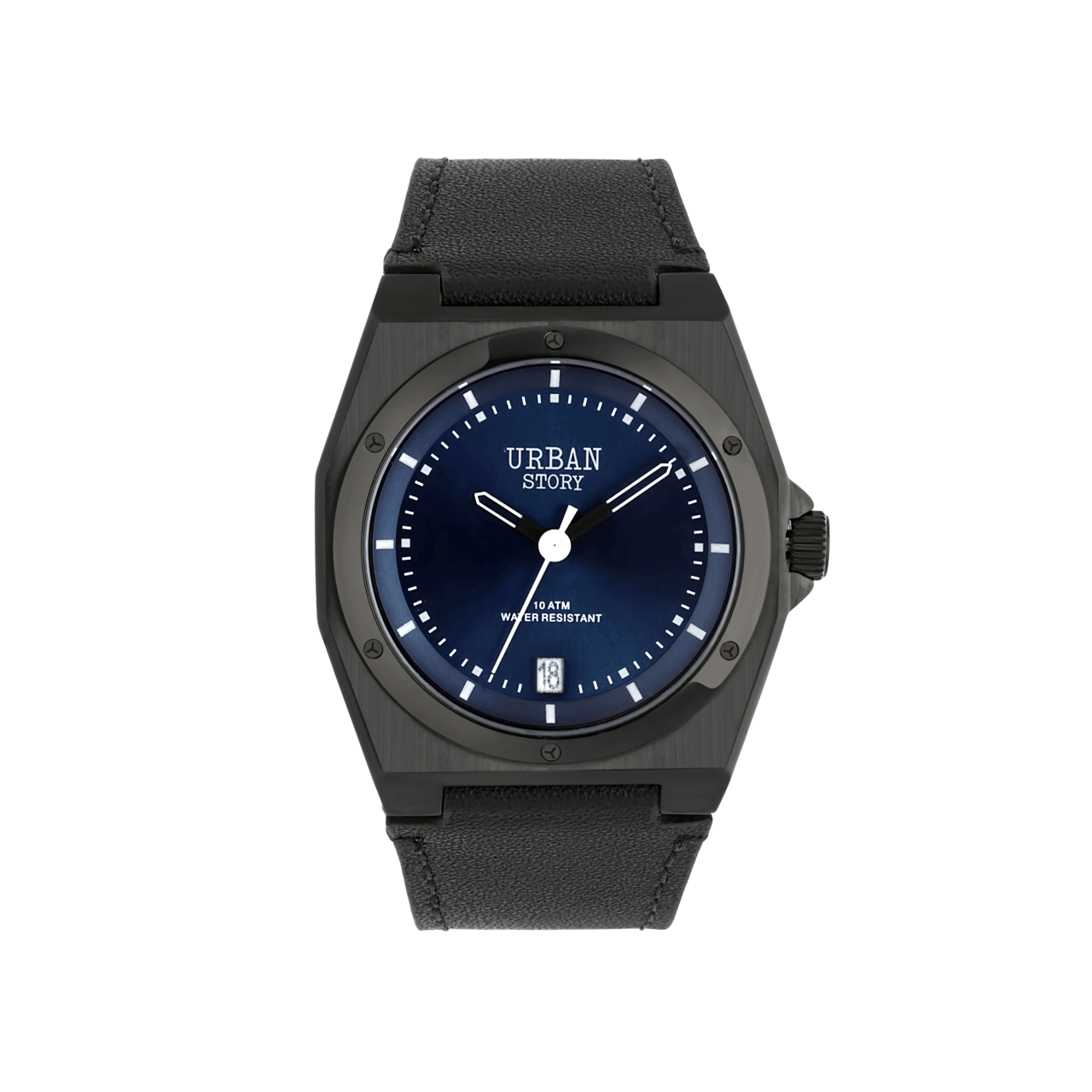 Urban Story Armbanduhr mit Lederband