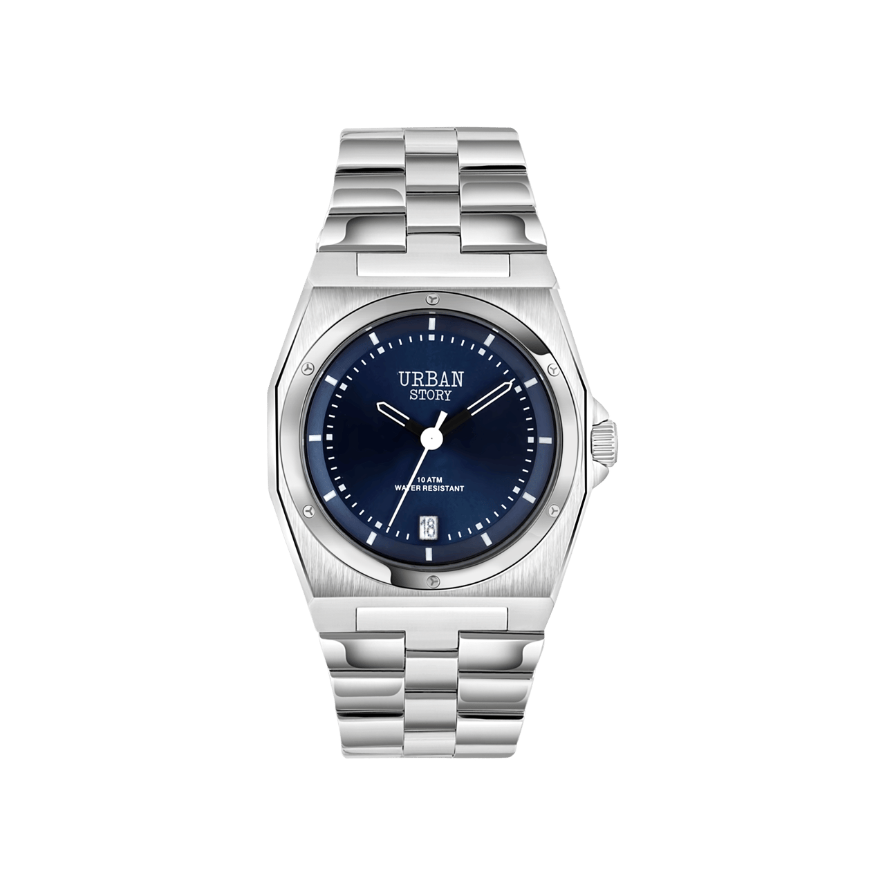 Urban Story horloge met stalen band