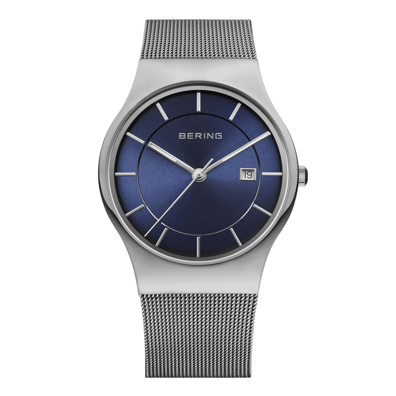 Bering Heren Horloge Zilverkleurig 11938-003
