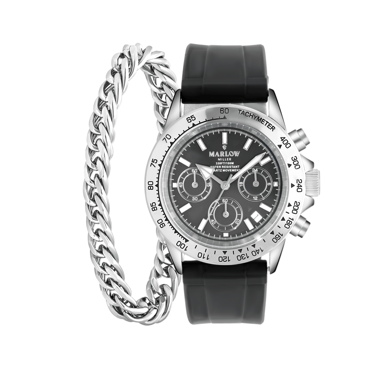Marlow Miller cadeauset met stalen armband 19 cm