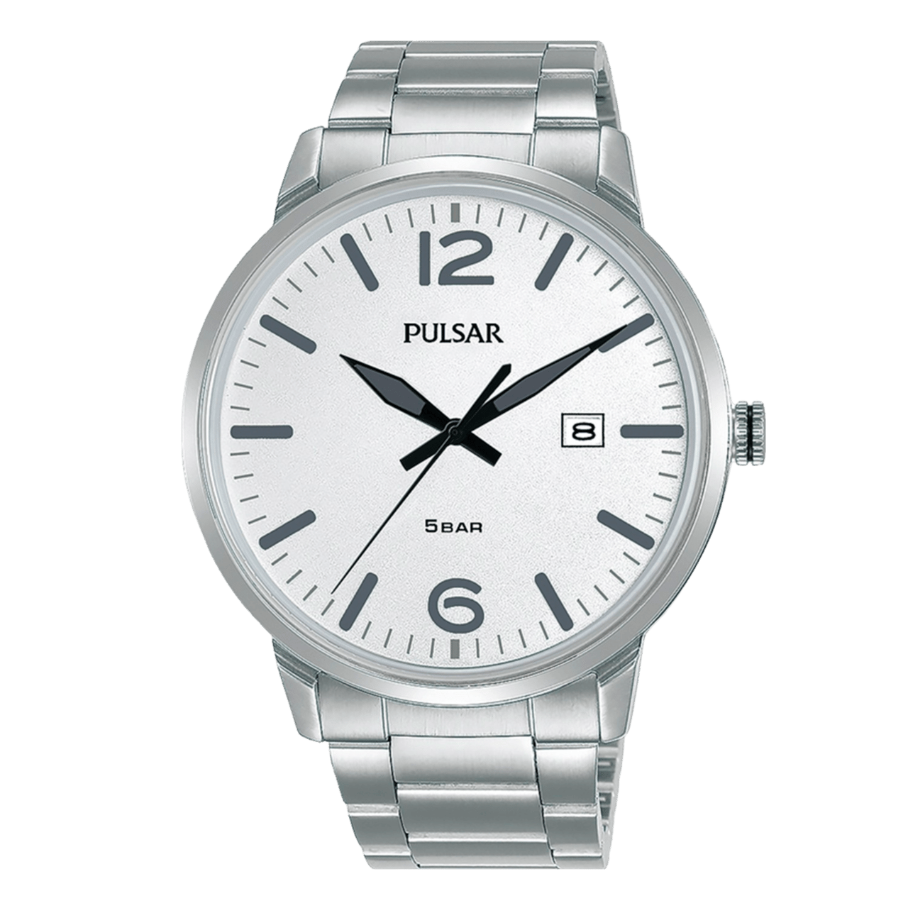 Pulsar Heren Horloge Zilverkleurig PS9683X1