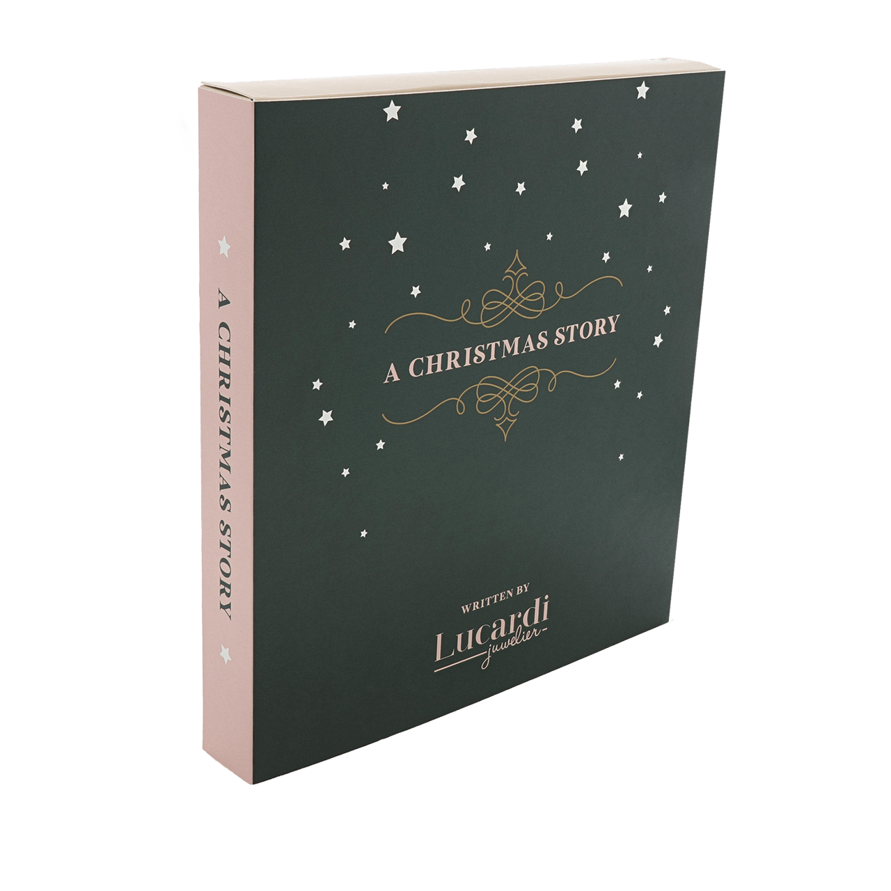 Adventskalender goldfarbener Bijoux-Schmuck