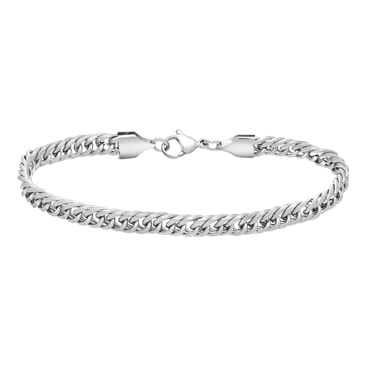 Herrenarmband, Edelstahl, Gourmet-Kettenglied