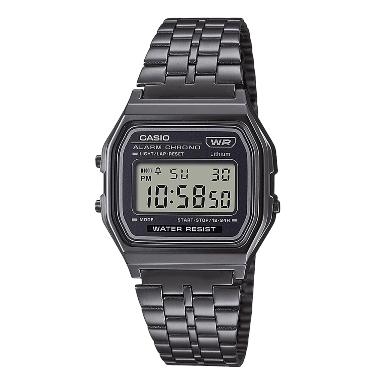 Casio Digitaluhr Grau A158WETB-1AEF