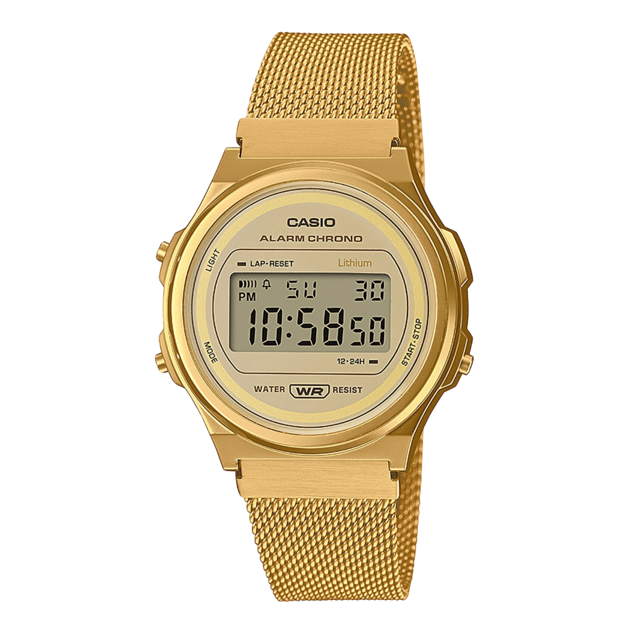 Casio Digitale Uhr Goldfarben A171WEMG-9AEF