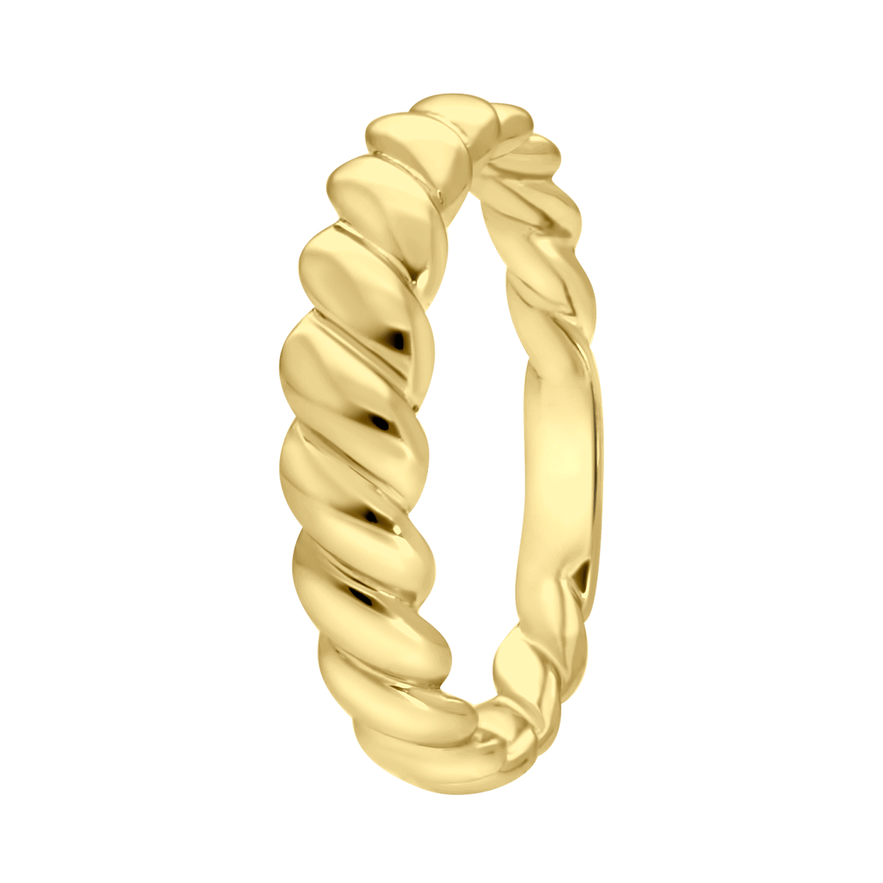 Zilveren goldplated ring voor dames