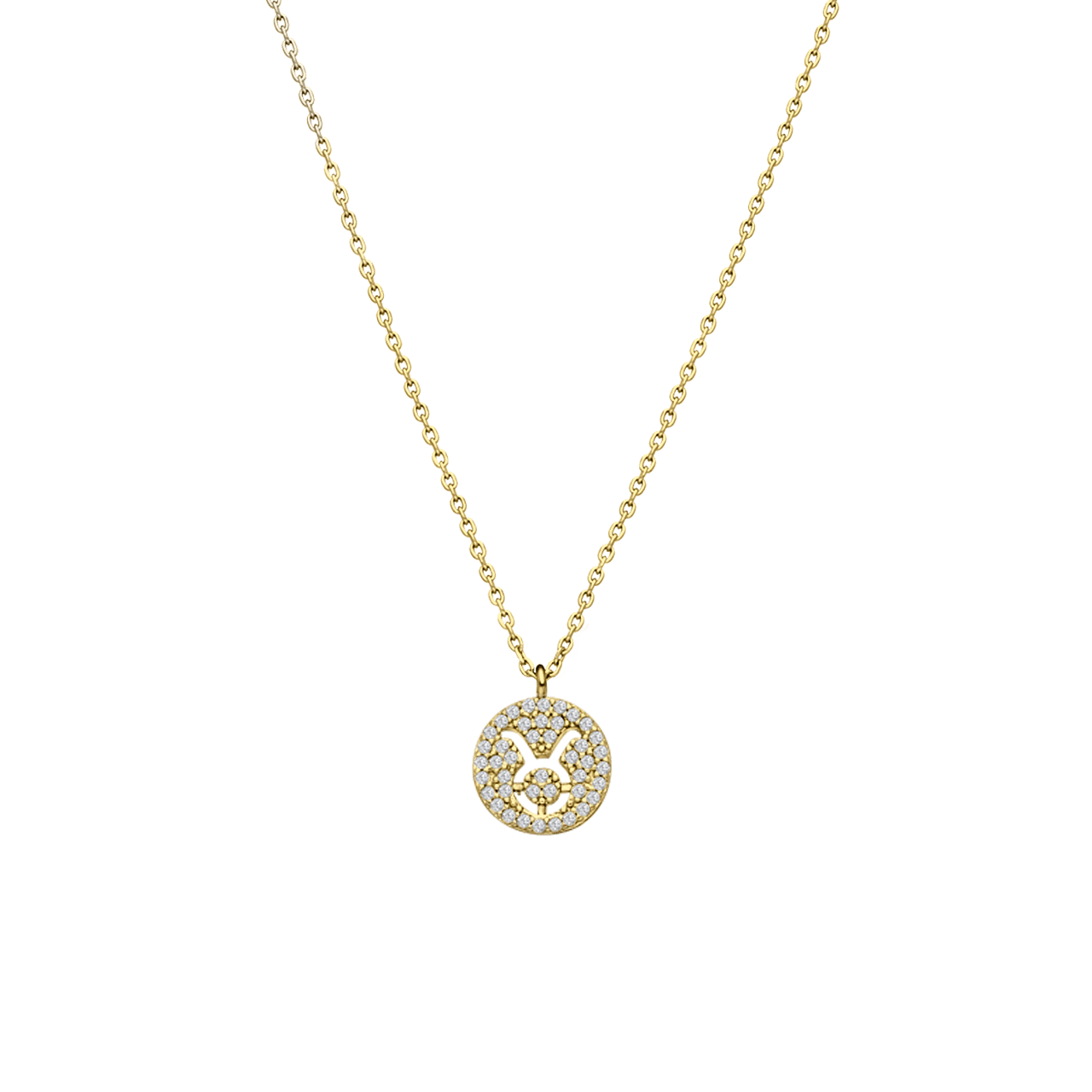 Goldfarbene Bijoux-Halskette Stier