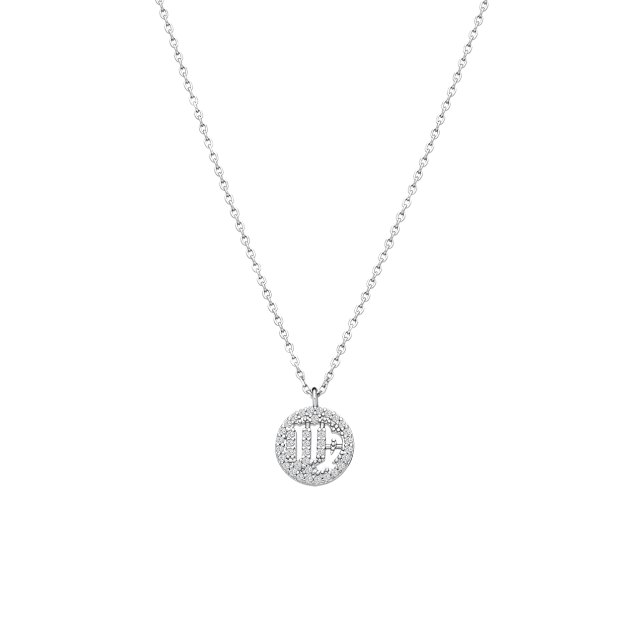 Silberfarbene Bijoux-Halskette Jungfrau