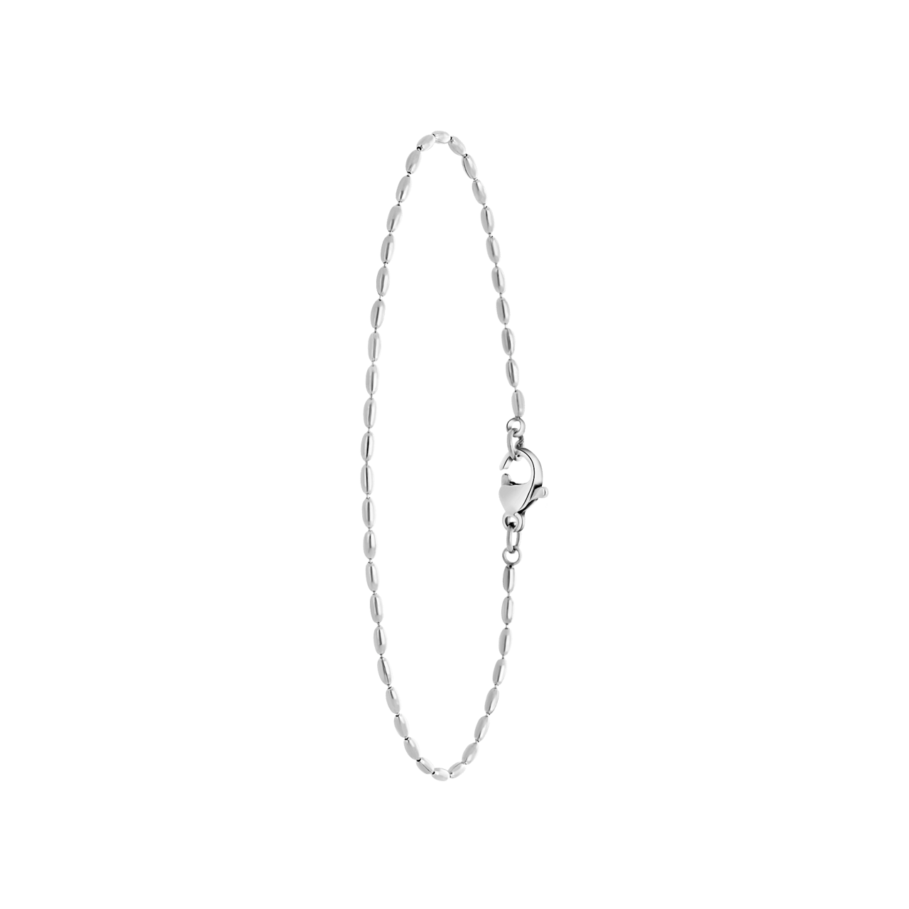 Stalen armband met fantasieschakel
