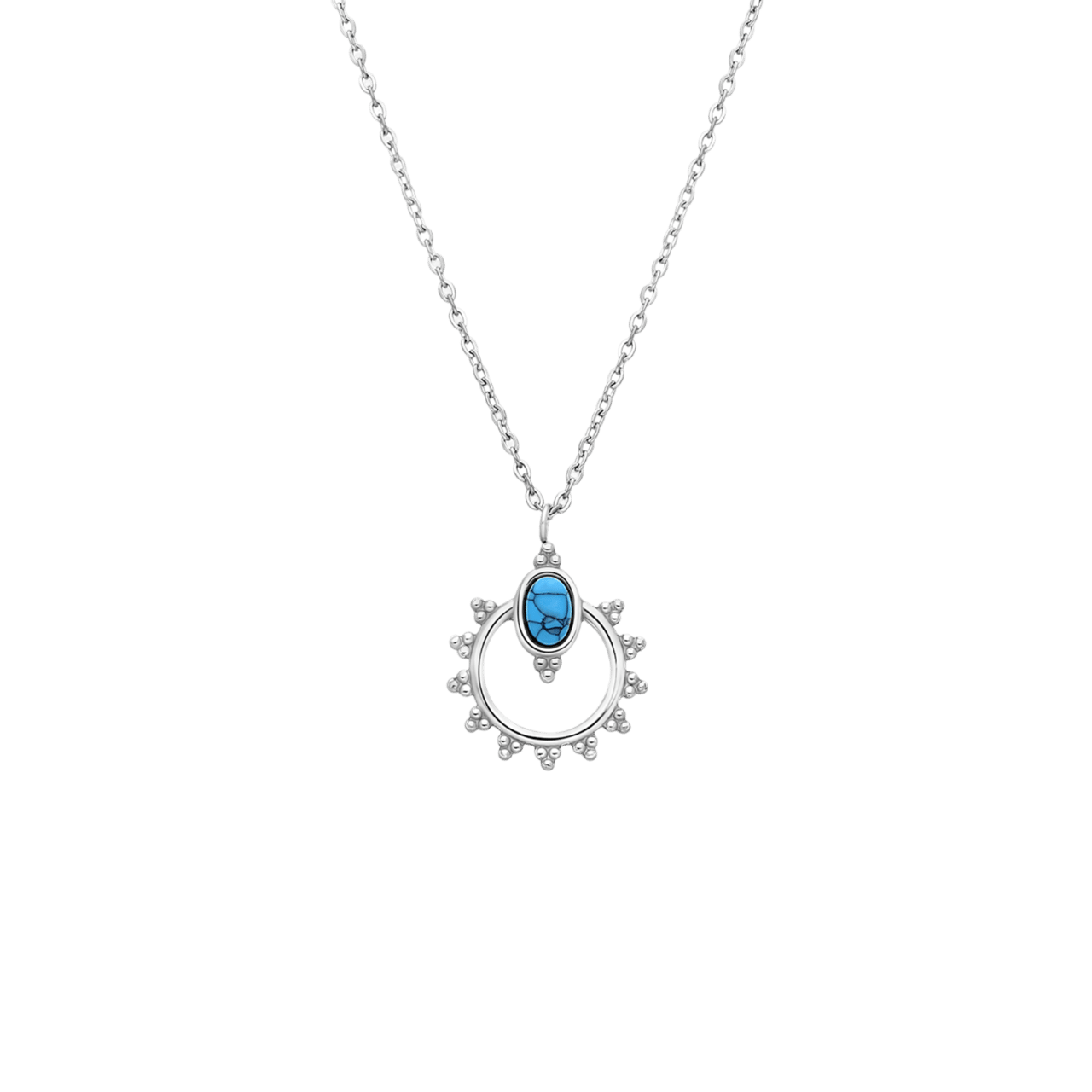 Stainless steel ketting met hanger