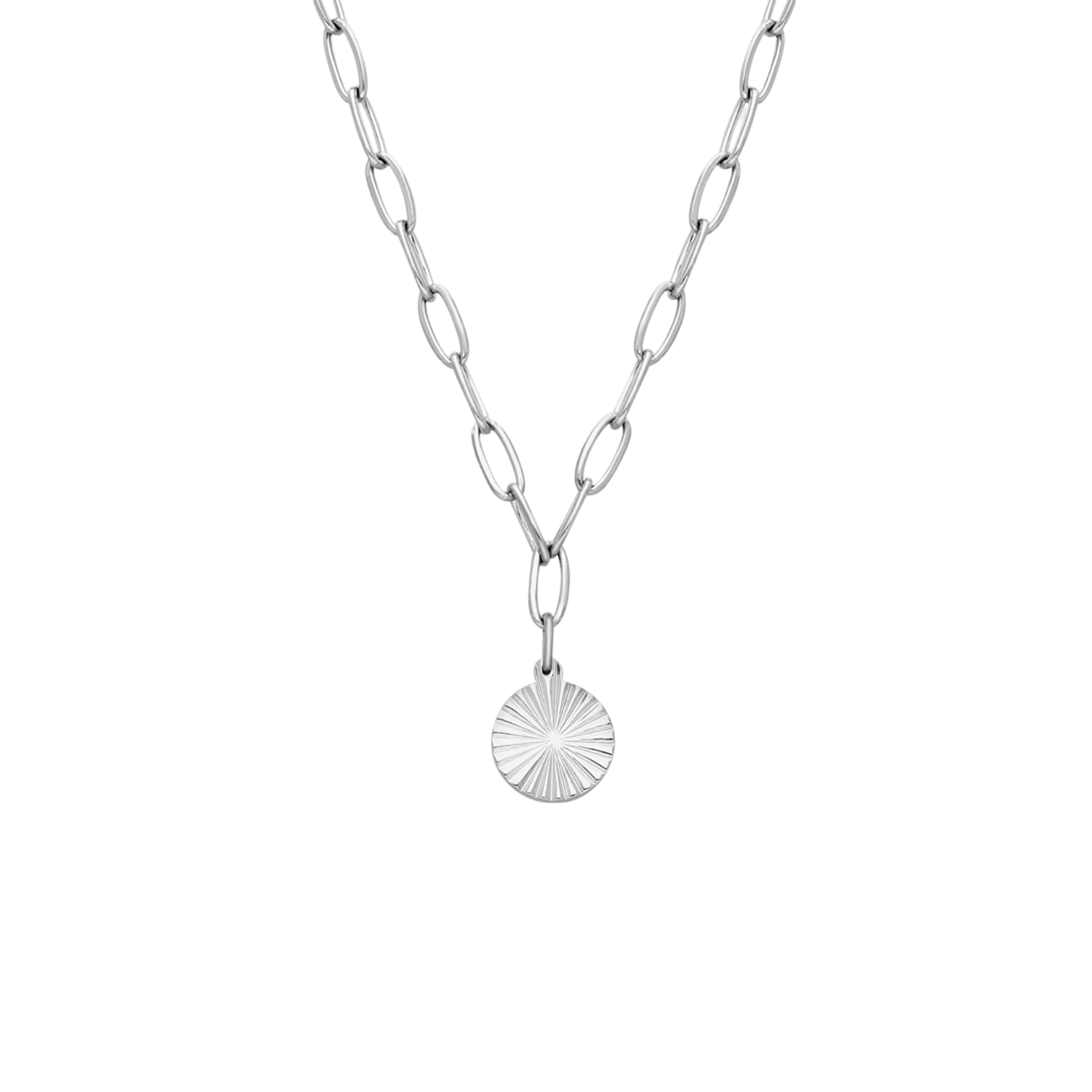 Stainless steel ketting met hanger