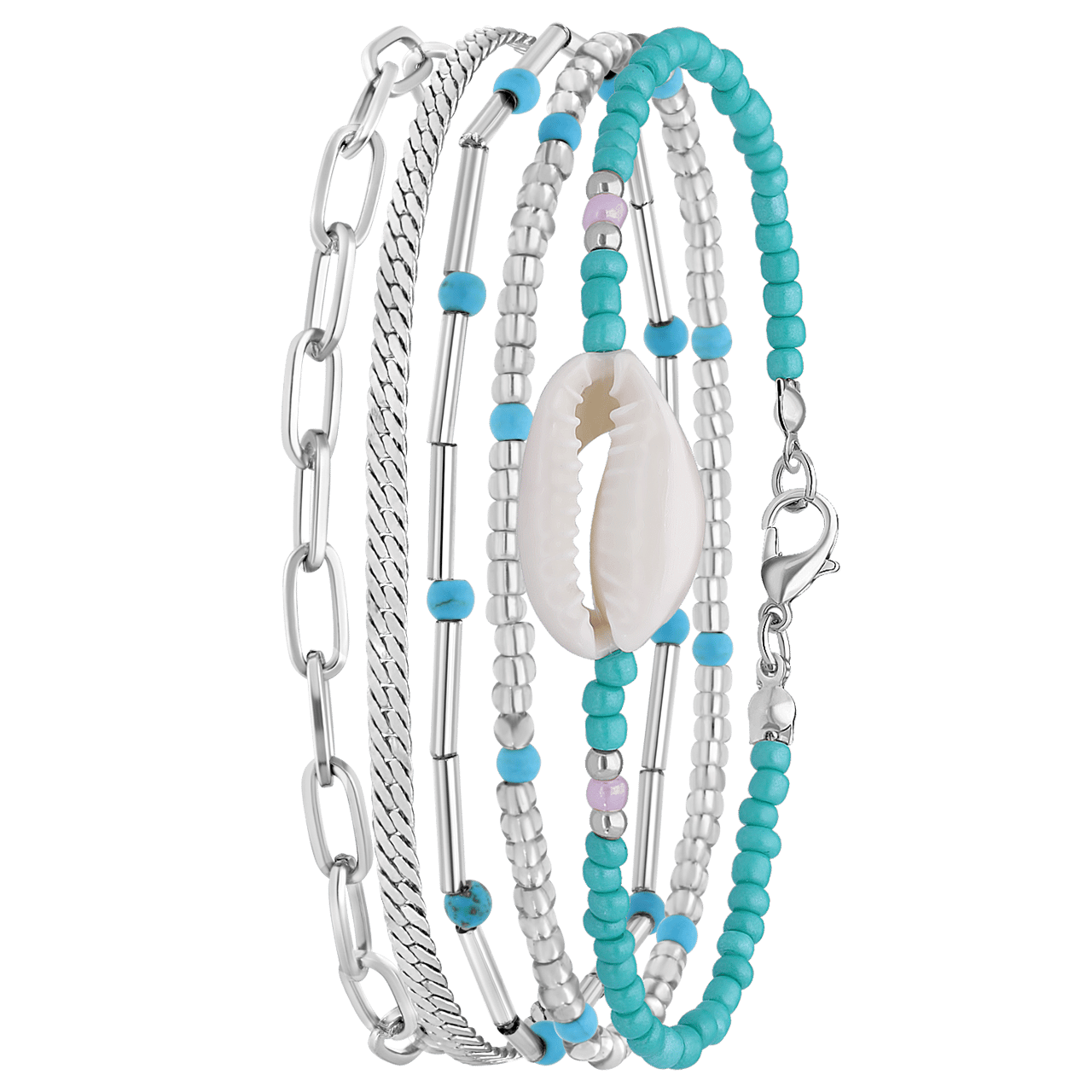 Bijoux armbandenset blauw