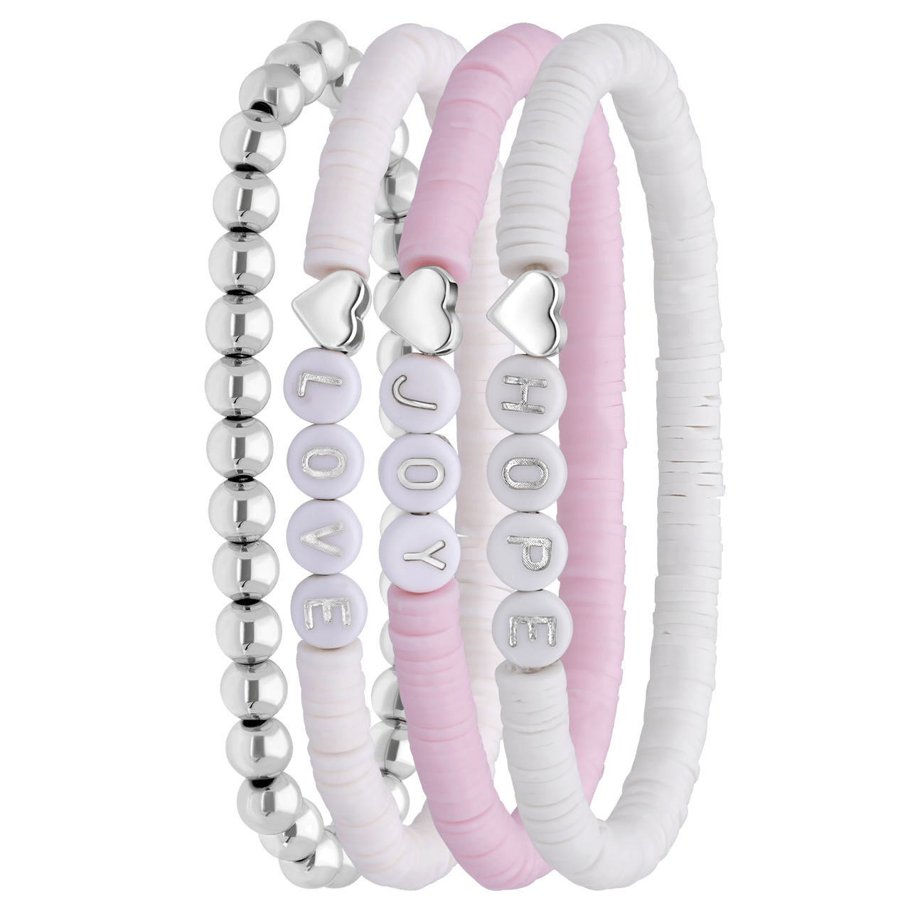 Bijoux armbandenset roze