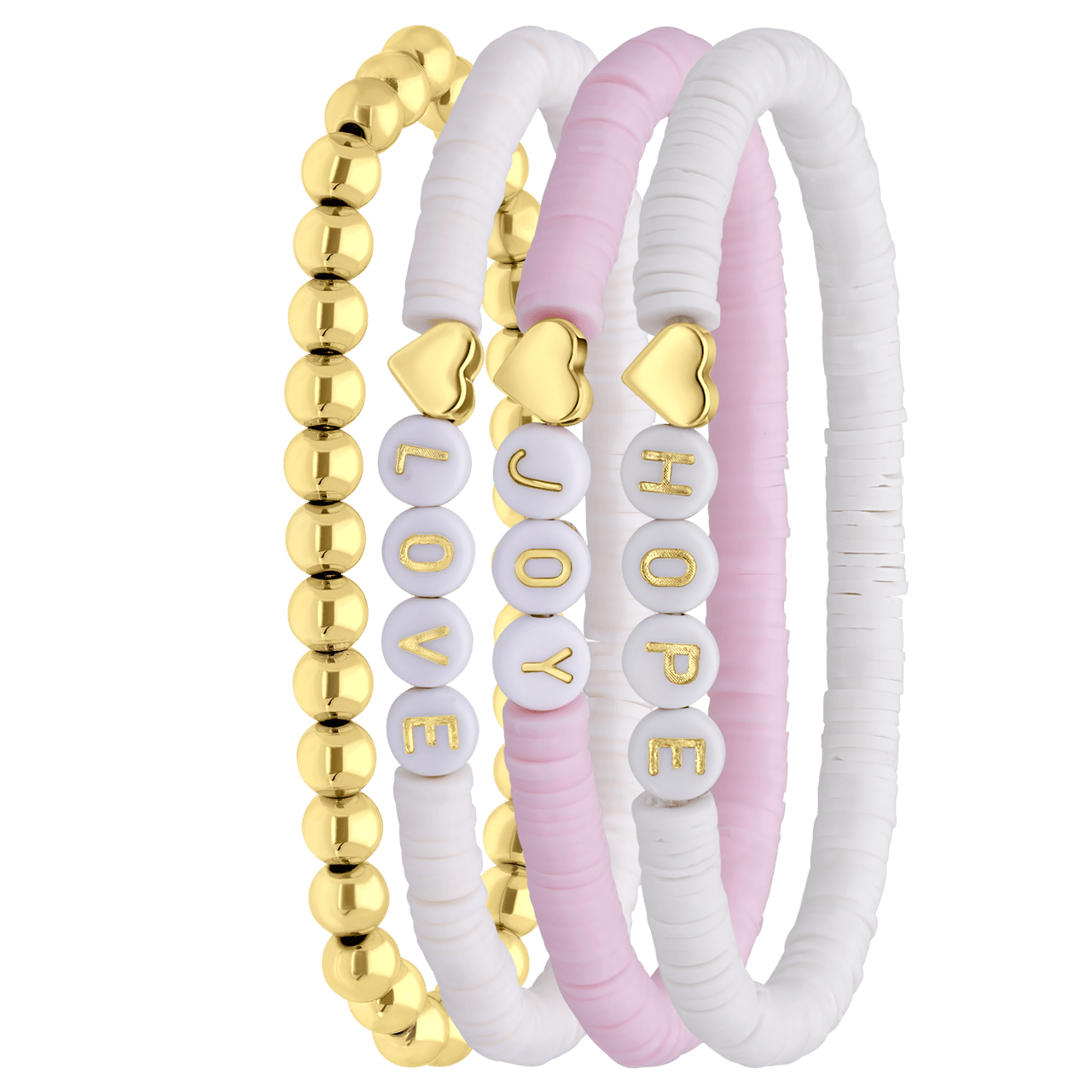 Bijoux armbandenset roze