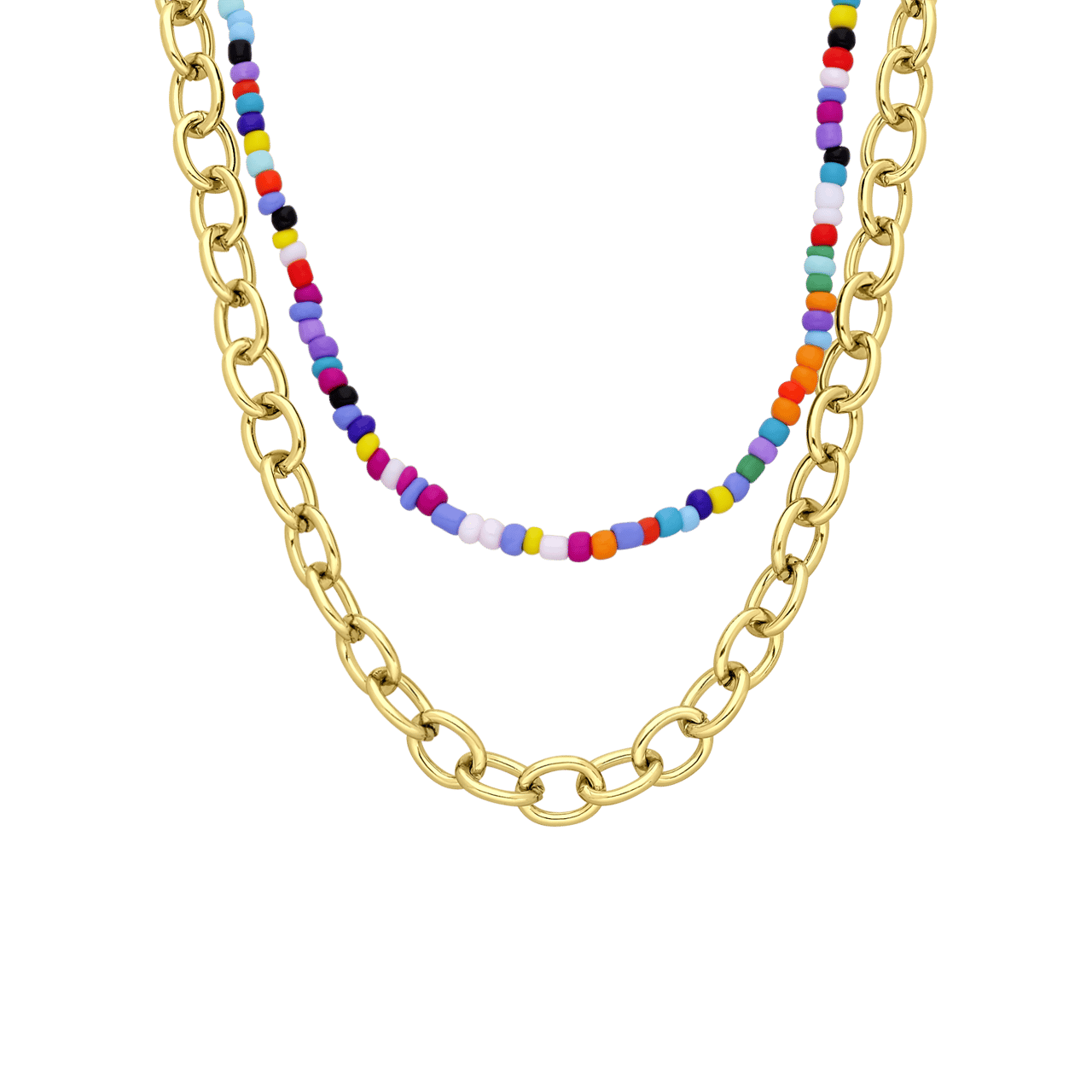 Bijoux goudkleurige kettingen