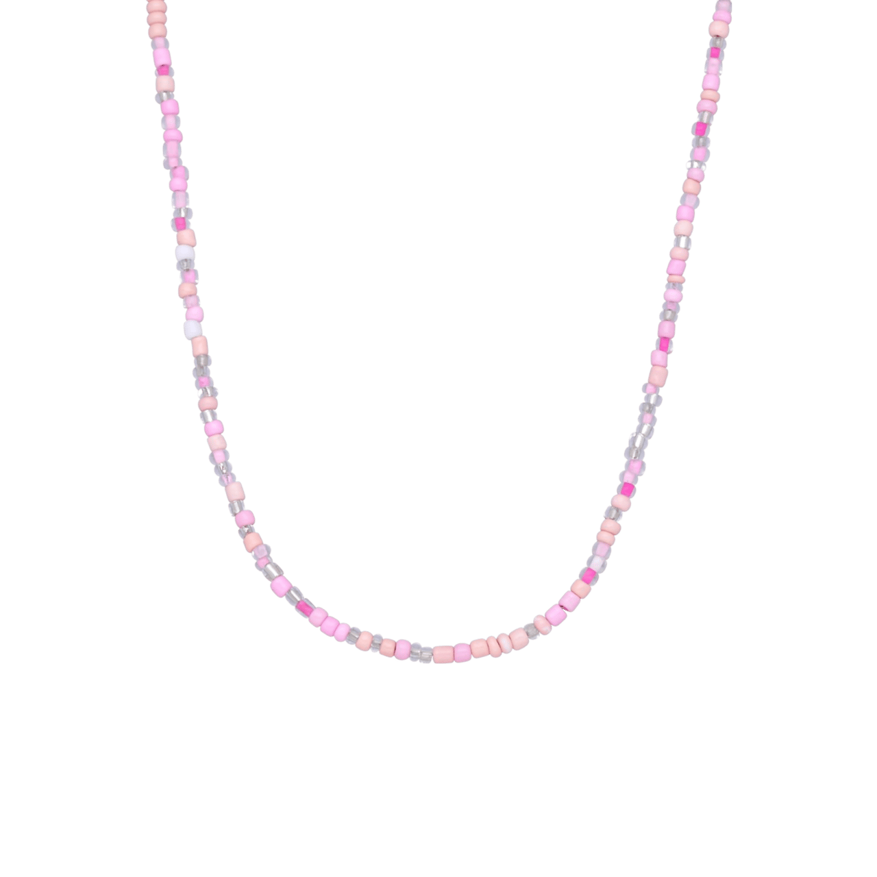 Licht roze bijoux choker