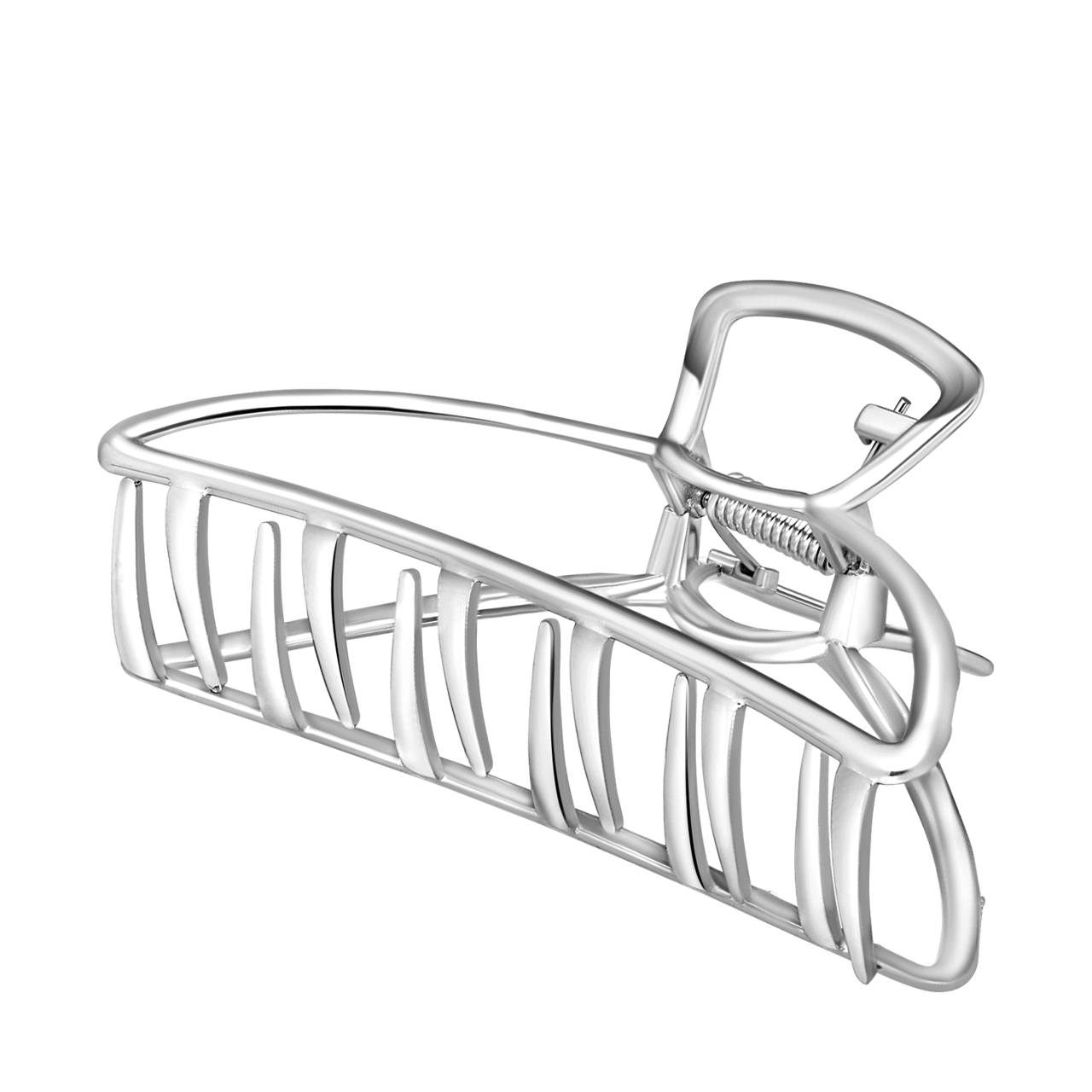 Silberfarbene Bijoux-Haarklammer