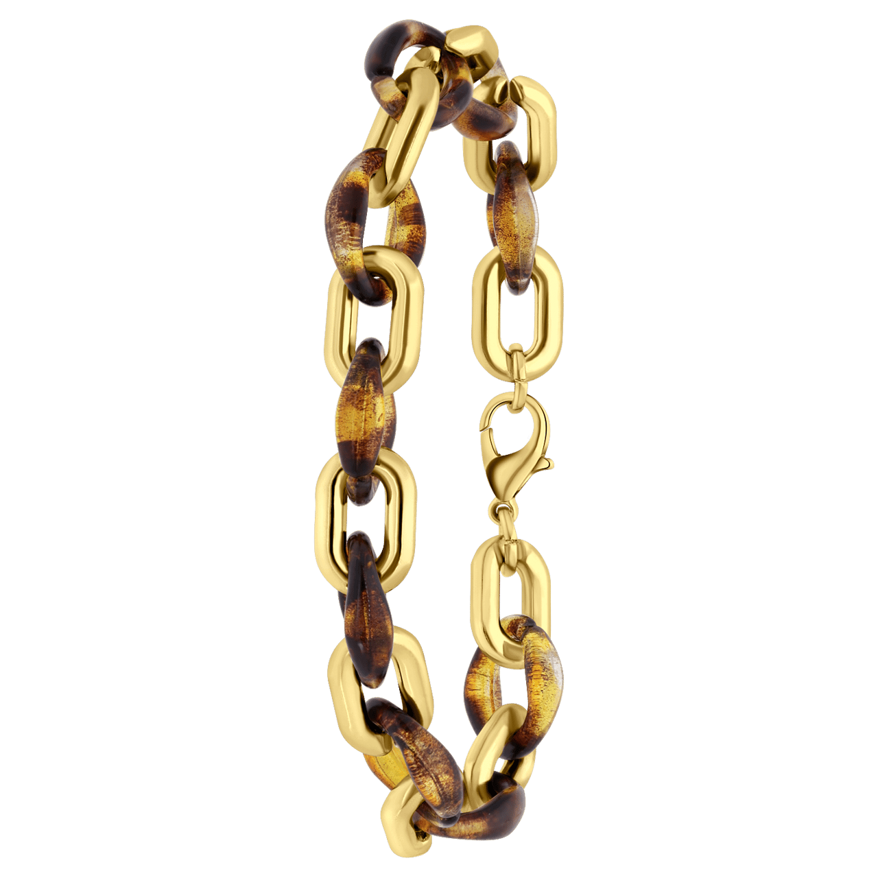 Goudkleurige bijoux armband panter gourmet