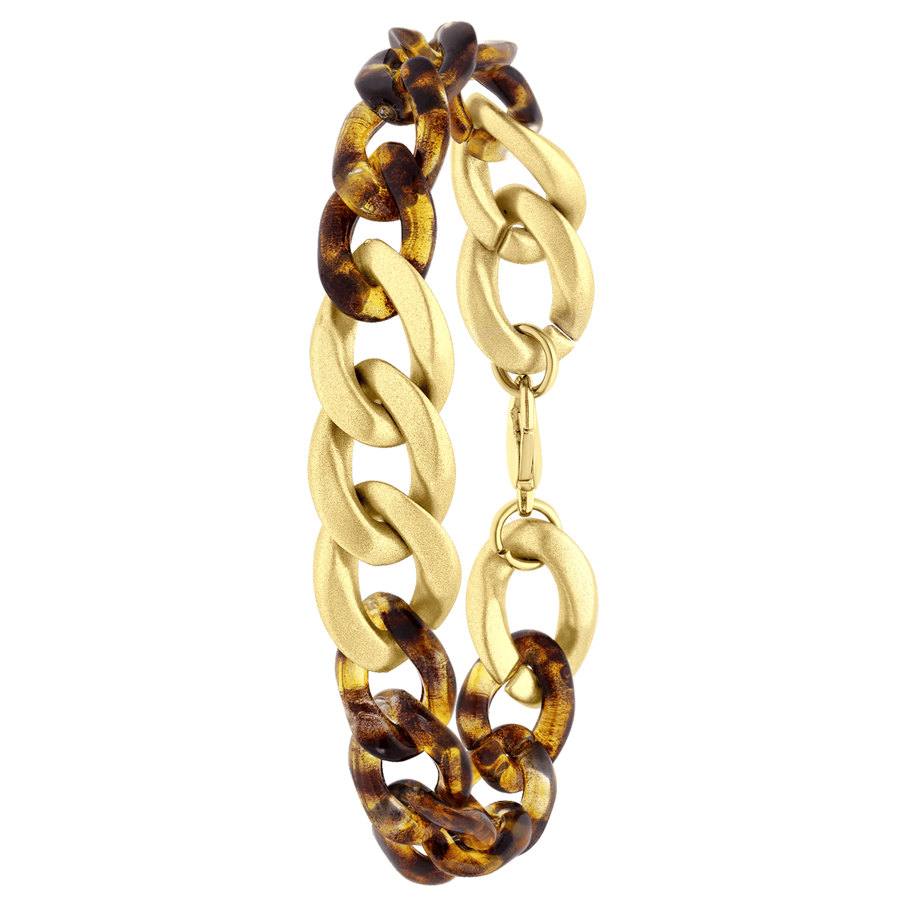 Goudkleurige bijoux armband met panter