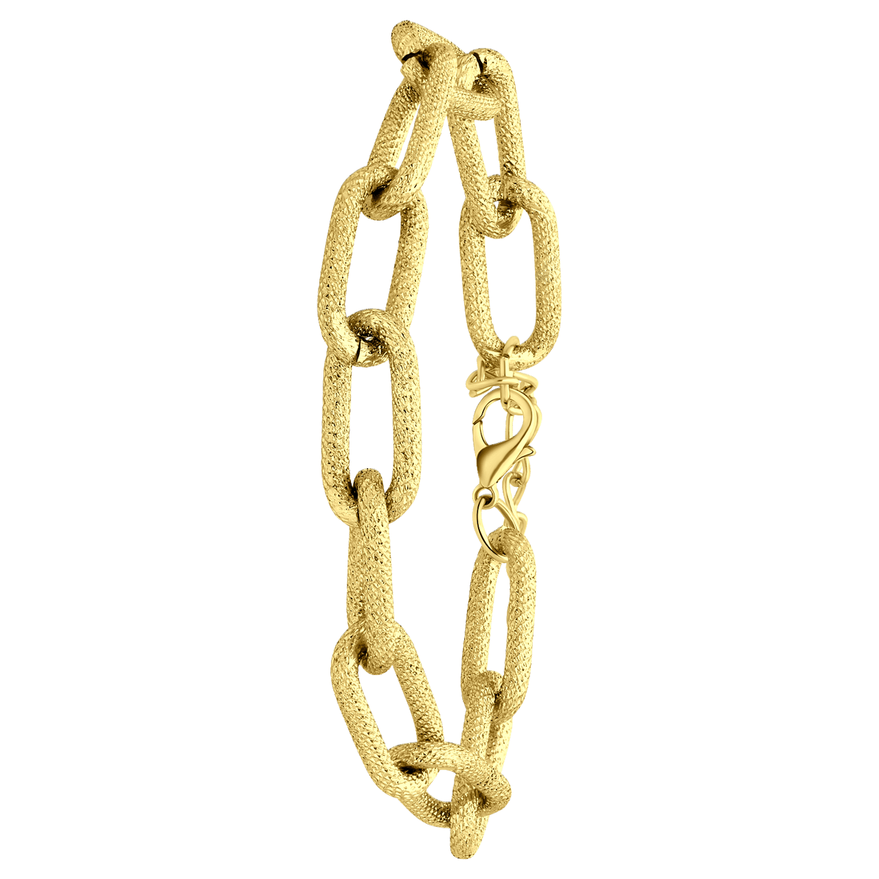 Goudkleurige bijoux armband chunk