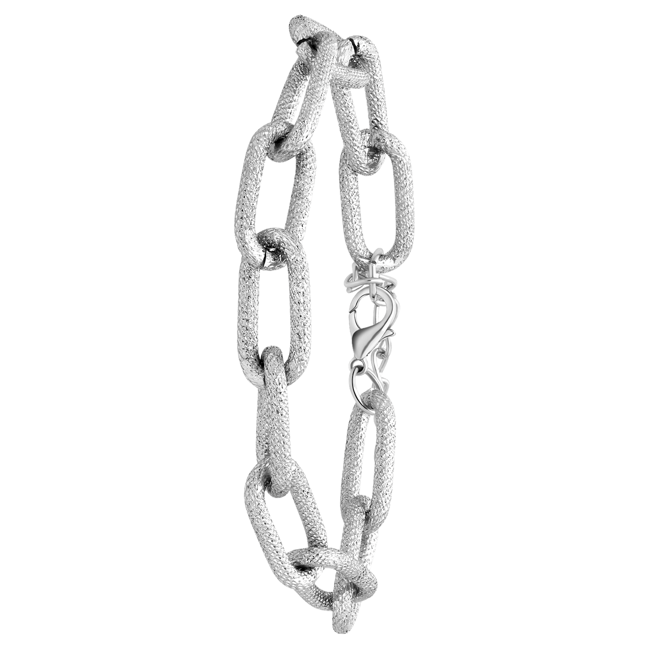Bijoux zilverkleurige fantasiearmband voor dames