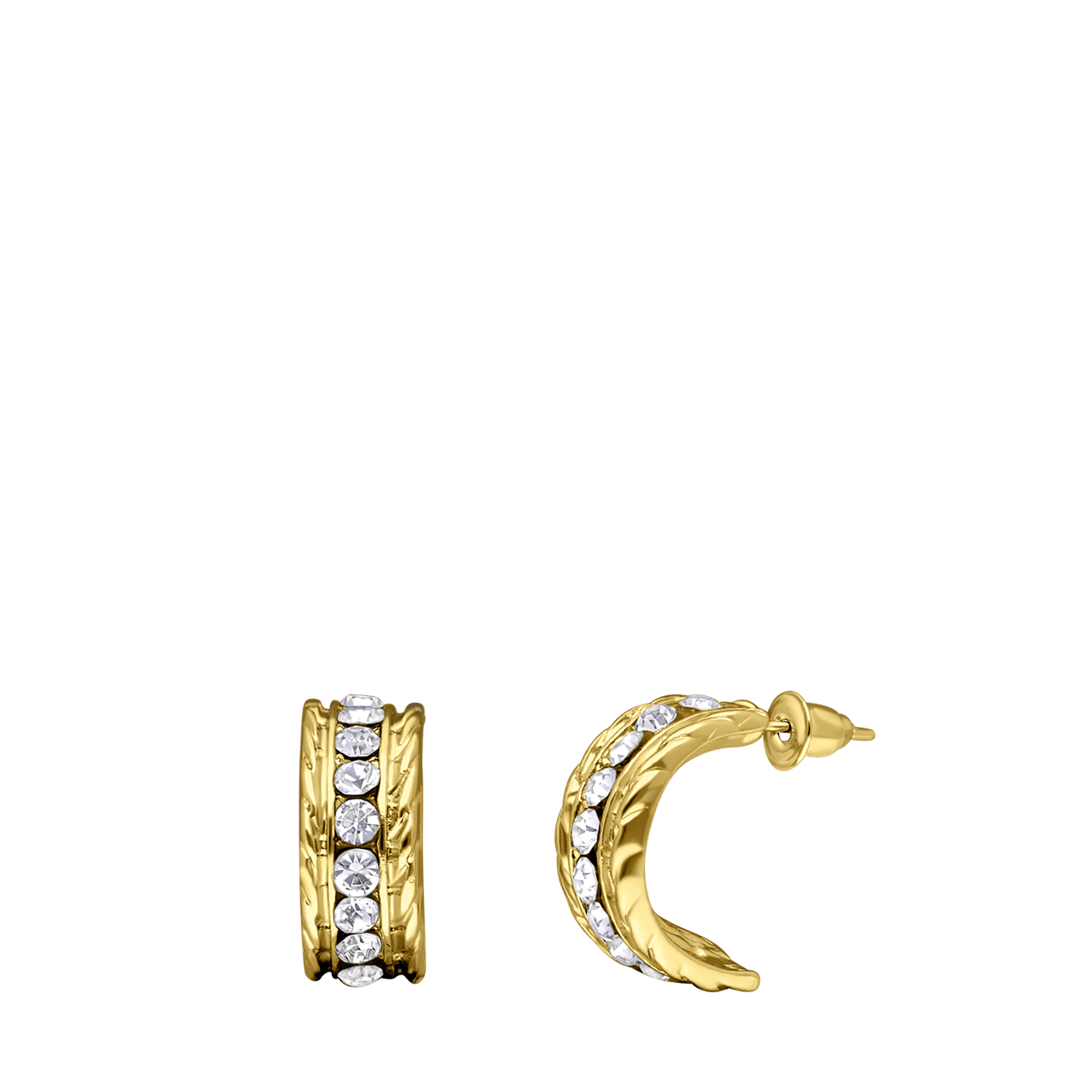Bijoux goudkleurige oorringen voor dames