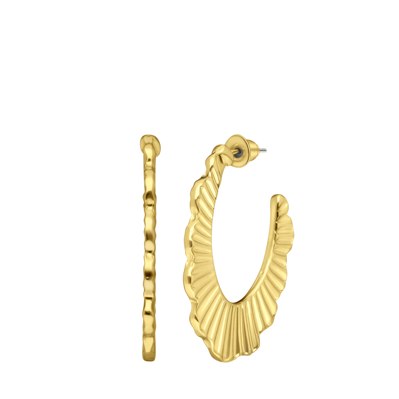 Bijoux goudkleurige oorringen voor dames