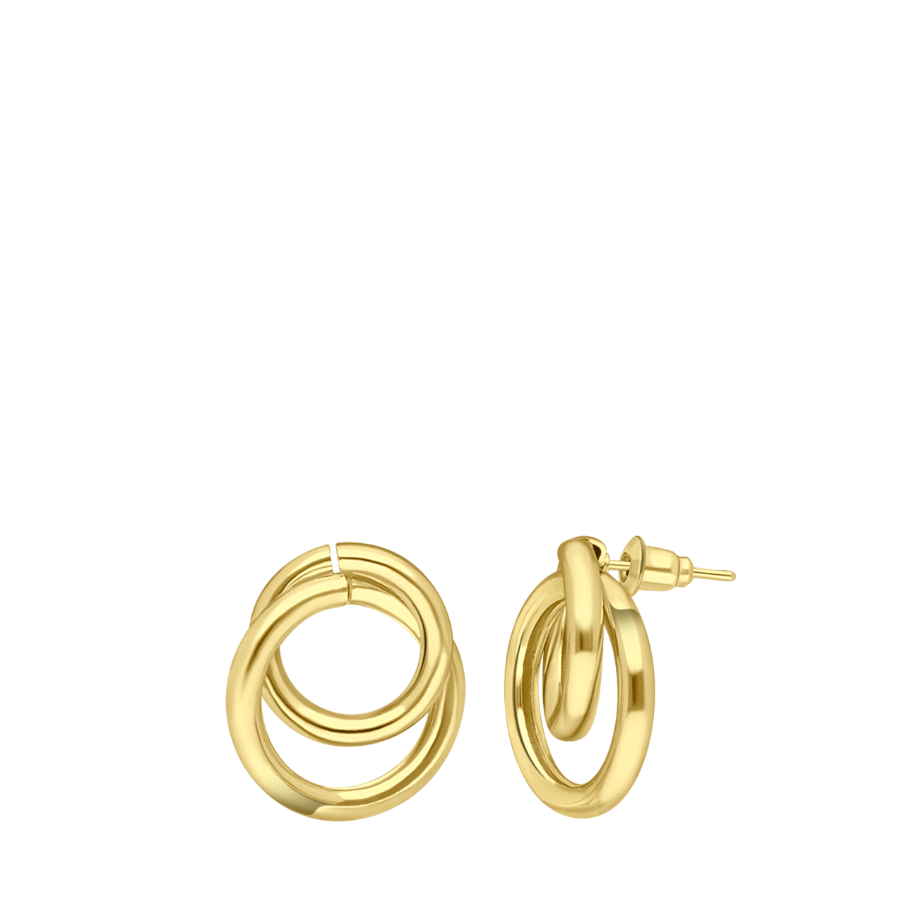 Bijoux goudkleurige oorhangers voor dames