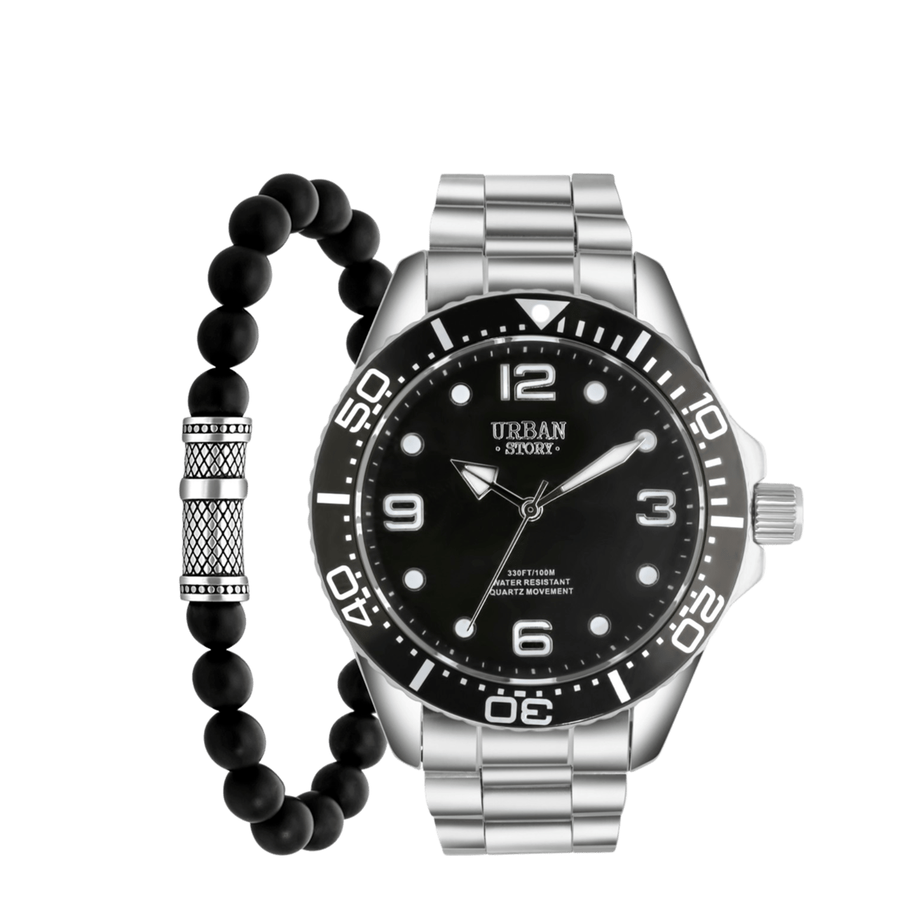 Urban Story Geschenkset mit Achat-Armband