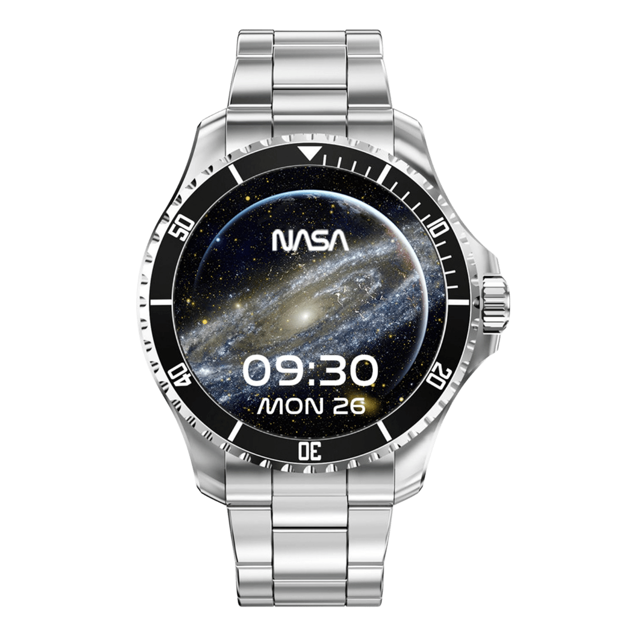 Nasa Smartwatch, 49 mm, Edelstahl, BNA30073-001