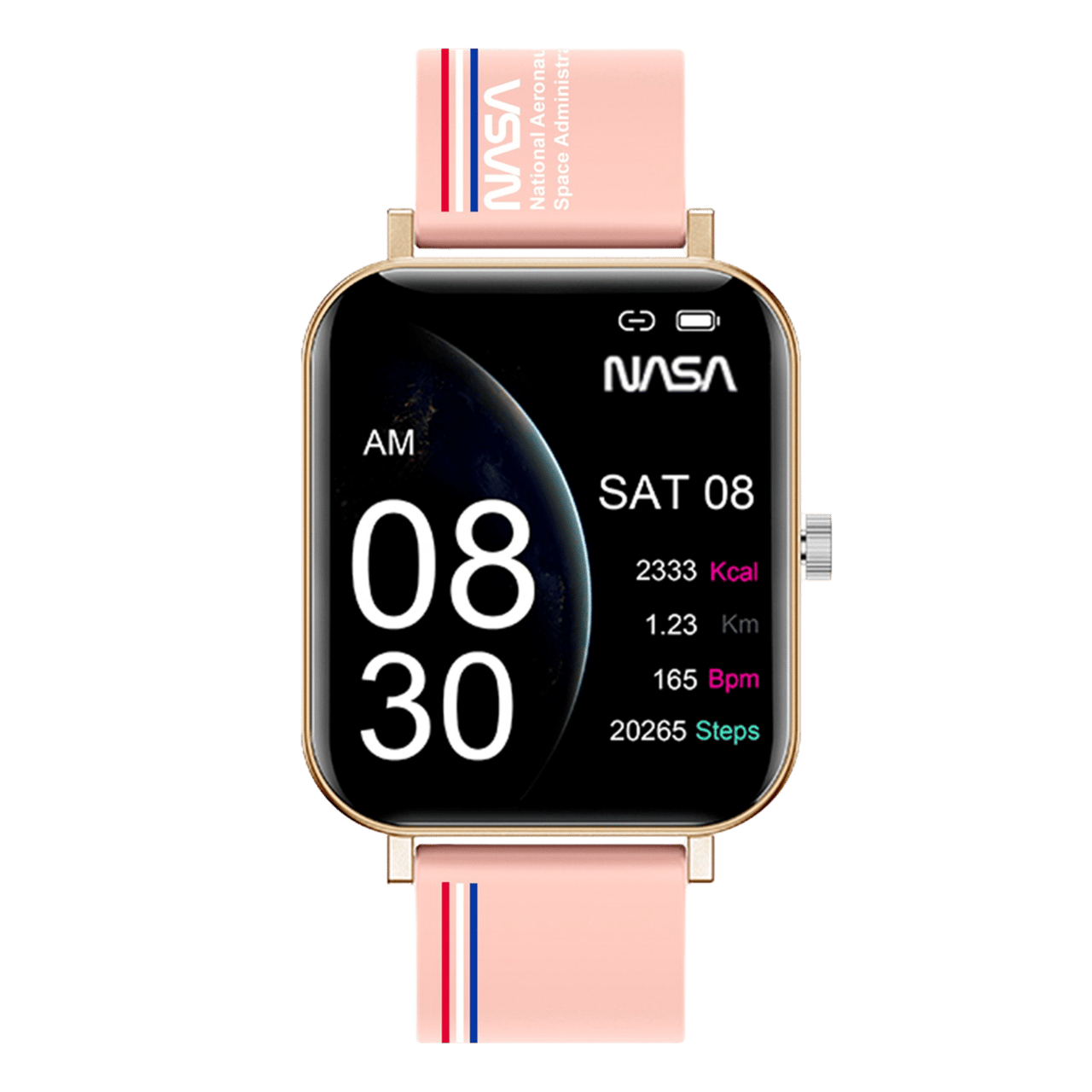 Nasa Smartwatch Digitaal Dames Horloge Rosekleurig BNA30179-003